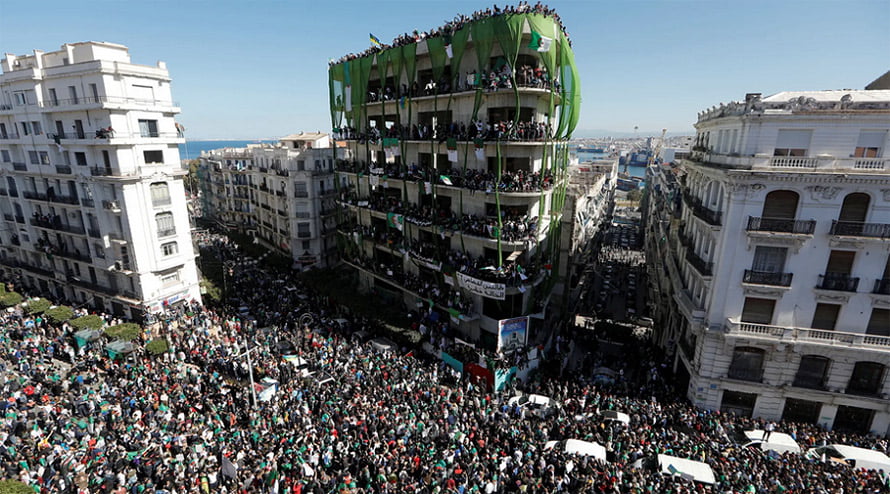 Manifestation du mouvement populaire en Algérie en 2019